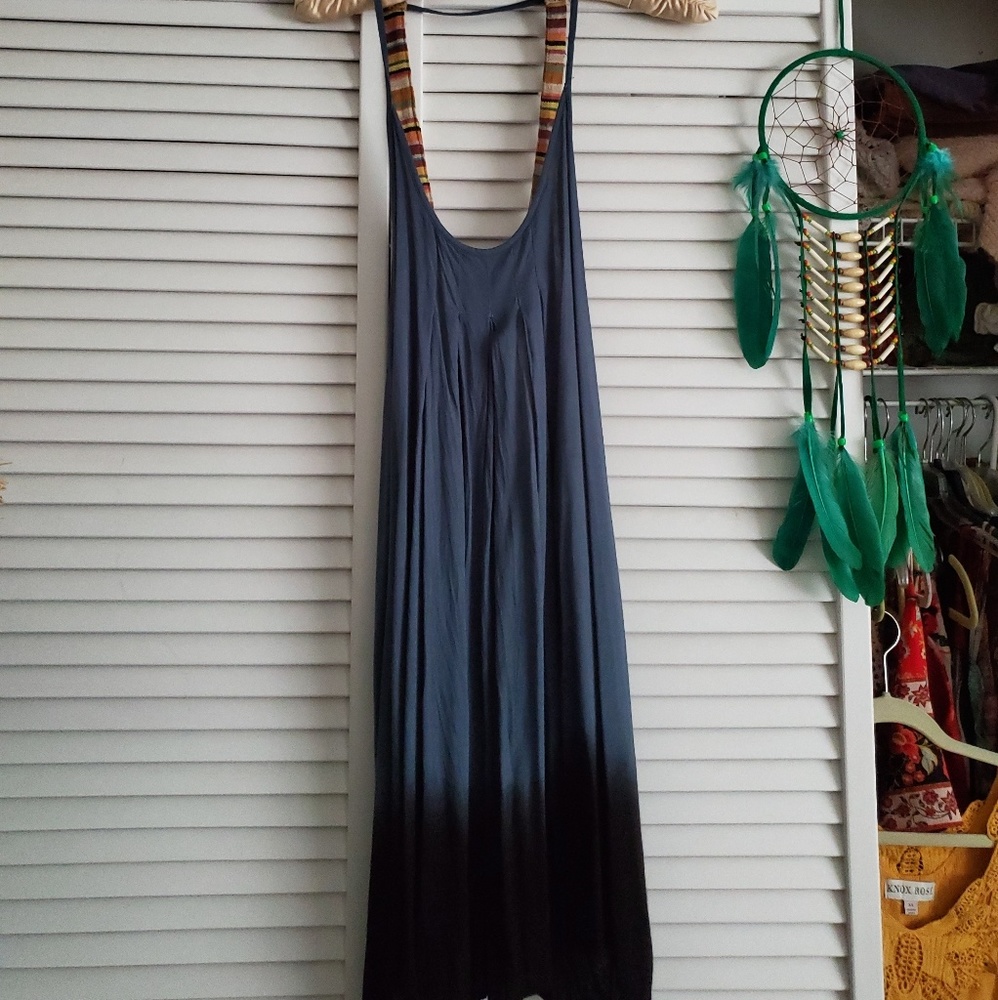 Raviya dip dye rayon dress